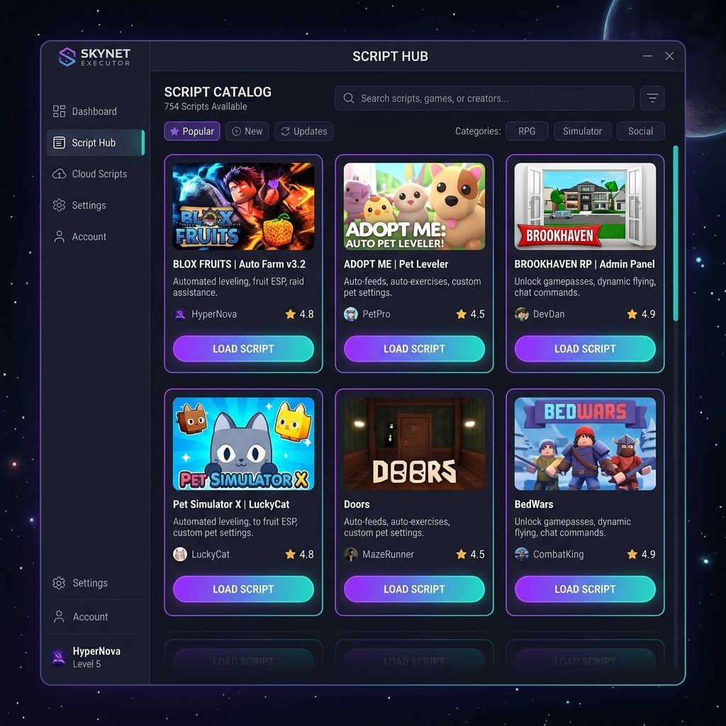 Delta Executor Online Script Hub Interface